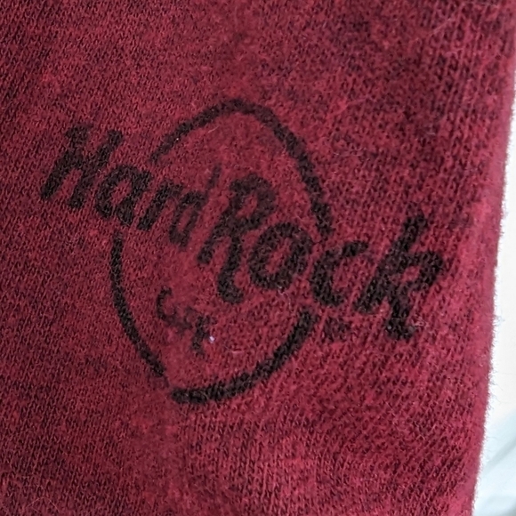 Hard Rock Cafe Women's Dark Red Sweater Washington DC Extra Large XL - Picture 6 of 7